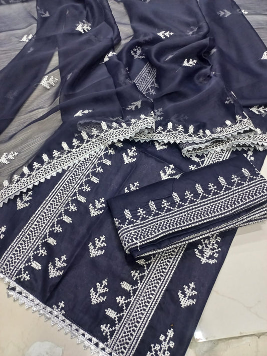 COTTON CROSS STITCH HEAVY THREAD EMBROIDERY 3 PCS SERIES