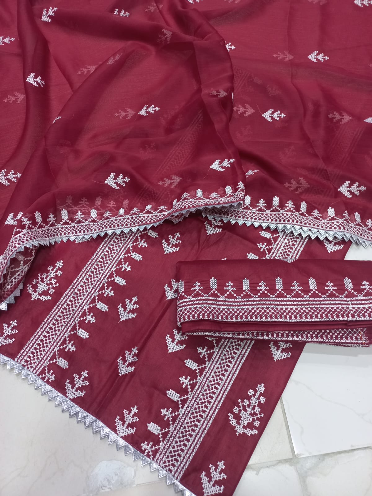 COTTON CROSS STITCH HEAVY THREAD EMBROIDERY 3 PCS SERIES
