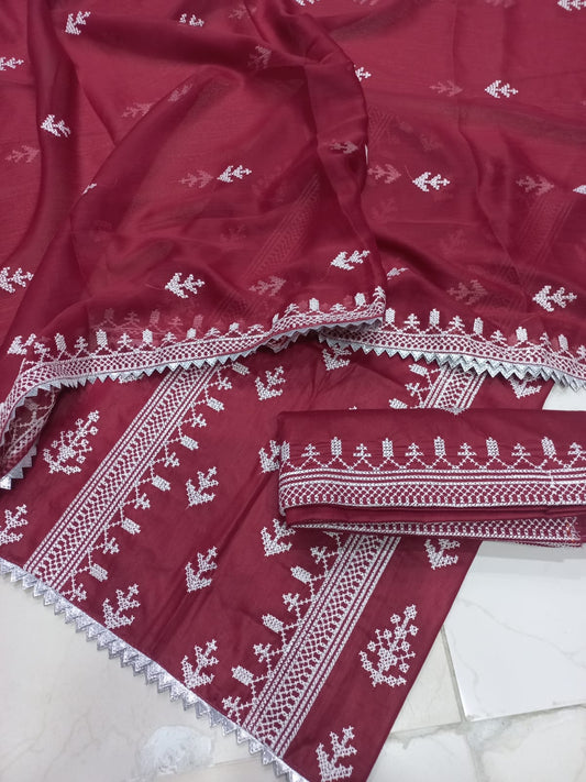 COTTON CROSS STITCH HEAVY THREAD EMBROIDERY 3 PCS SERIES