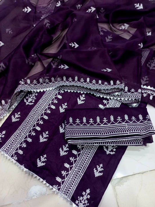 COTTON CROSS STITCH HEAVY THREAD EMBROIDERY 3 PCS SERIES