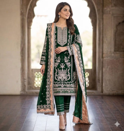 Aneela's Embroidered Chiffon Wedding Collection