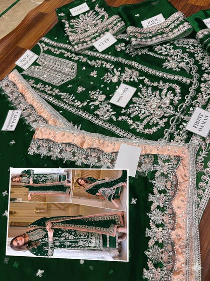 Aneela's Embroidered Chiffon Wedding Collection