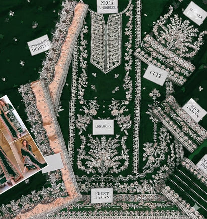 Aneela's Embroidered Chiffon Wedding Collection