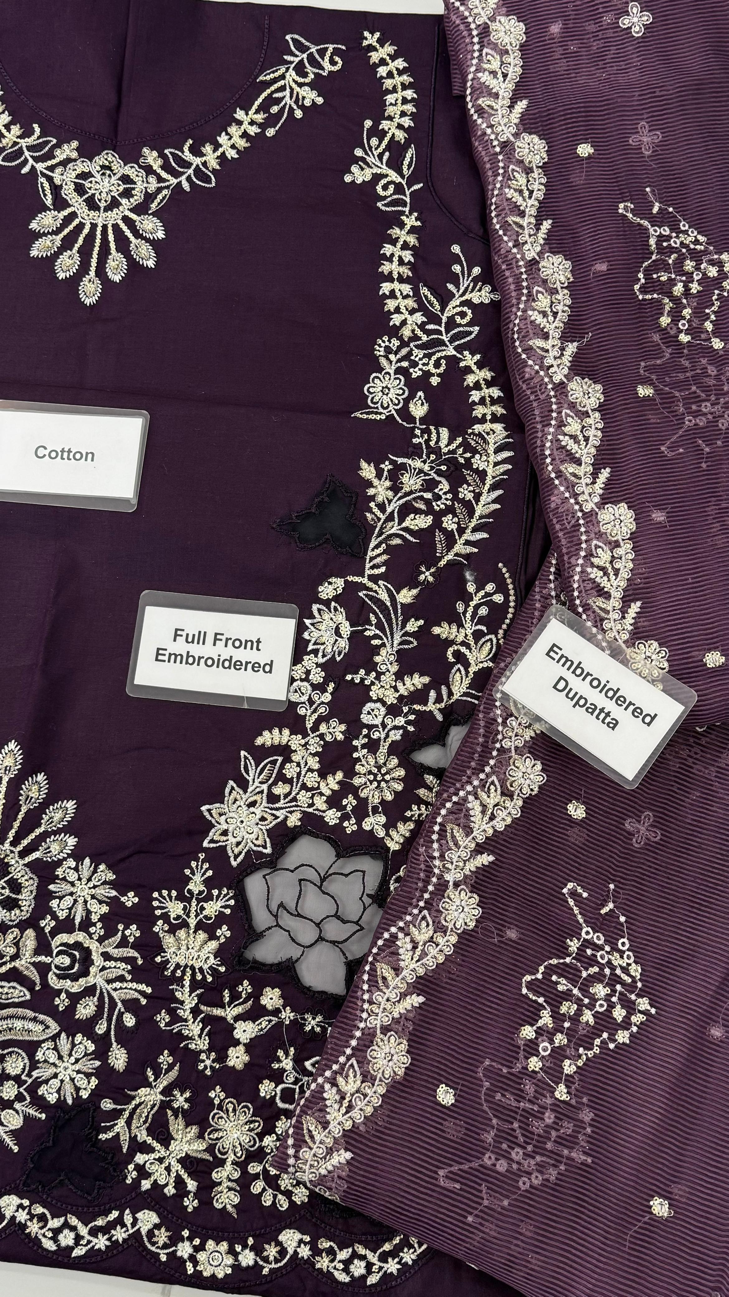 Maria-B Chikankari Embroidered