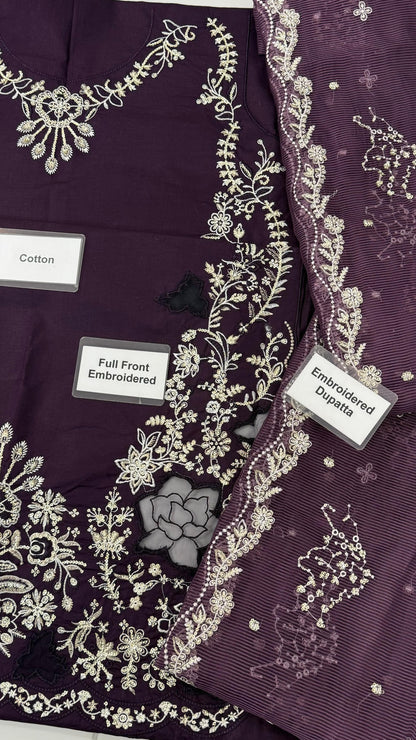 Maria-B Chikankari Embroidered
