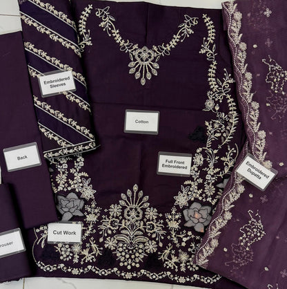 Maria-B Chikankari Embroidered