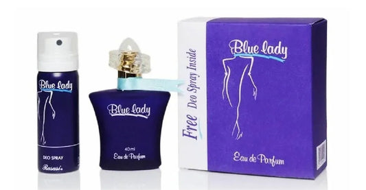 Blue Lady Perfume With Body Spray