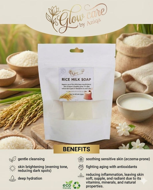 Rice milk soap