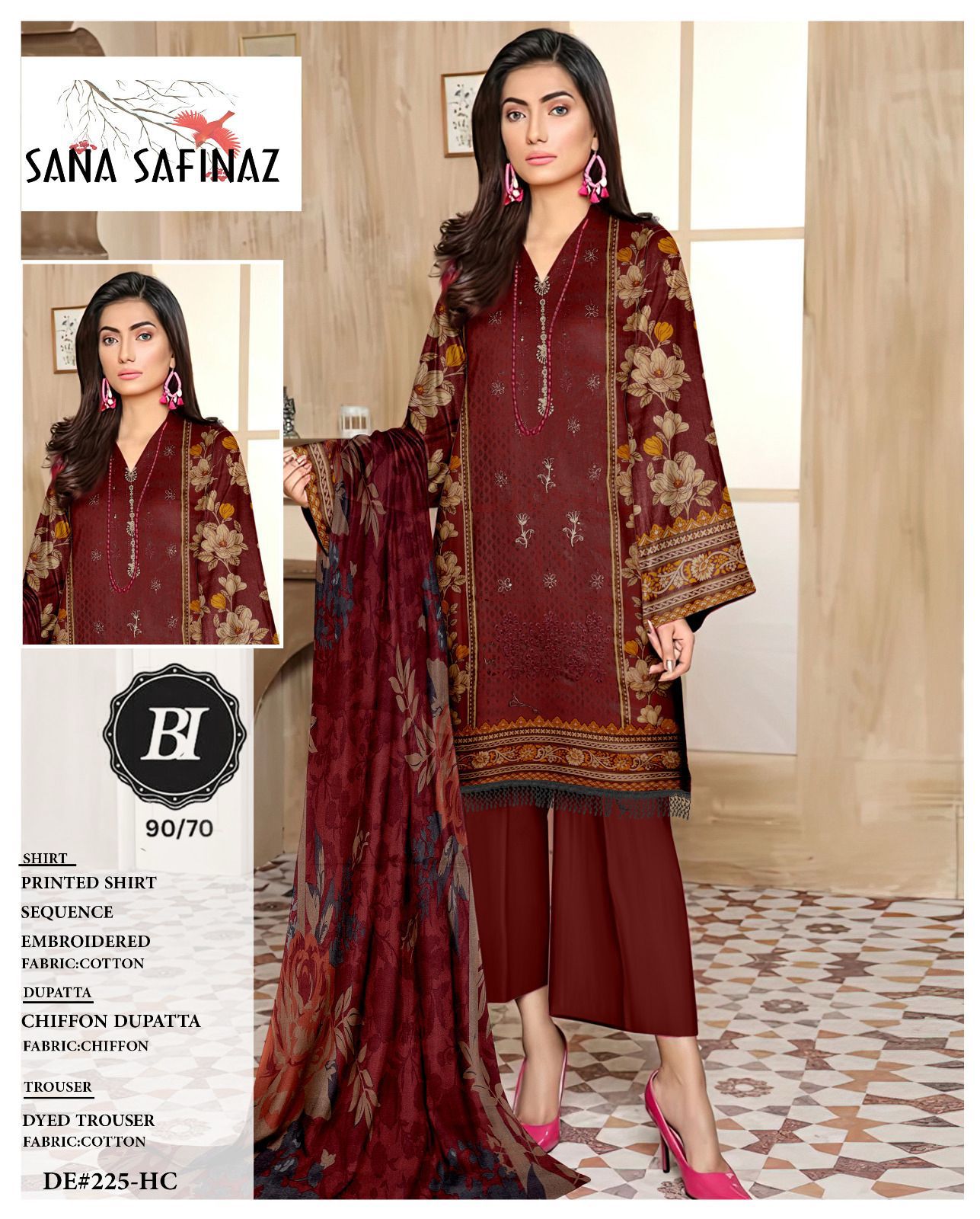 Lawn Panel Embroidery