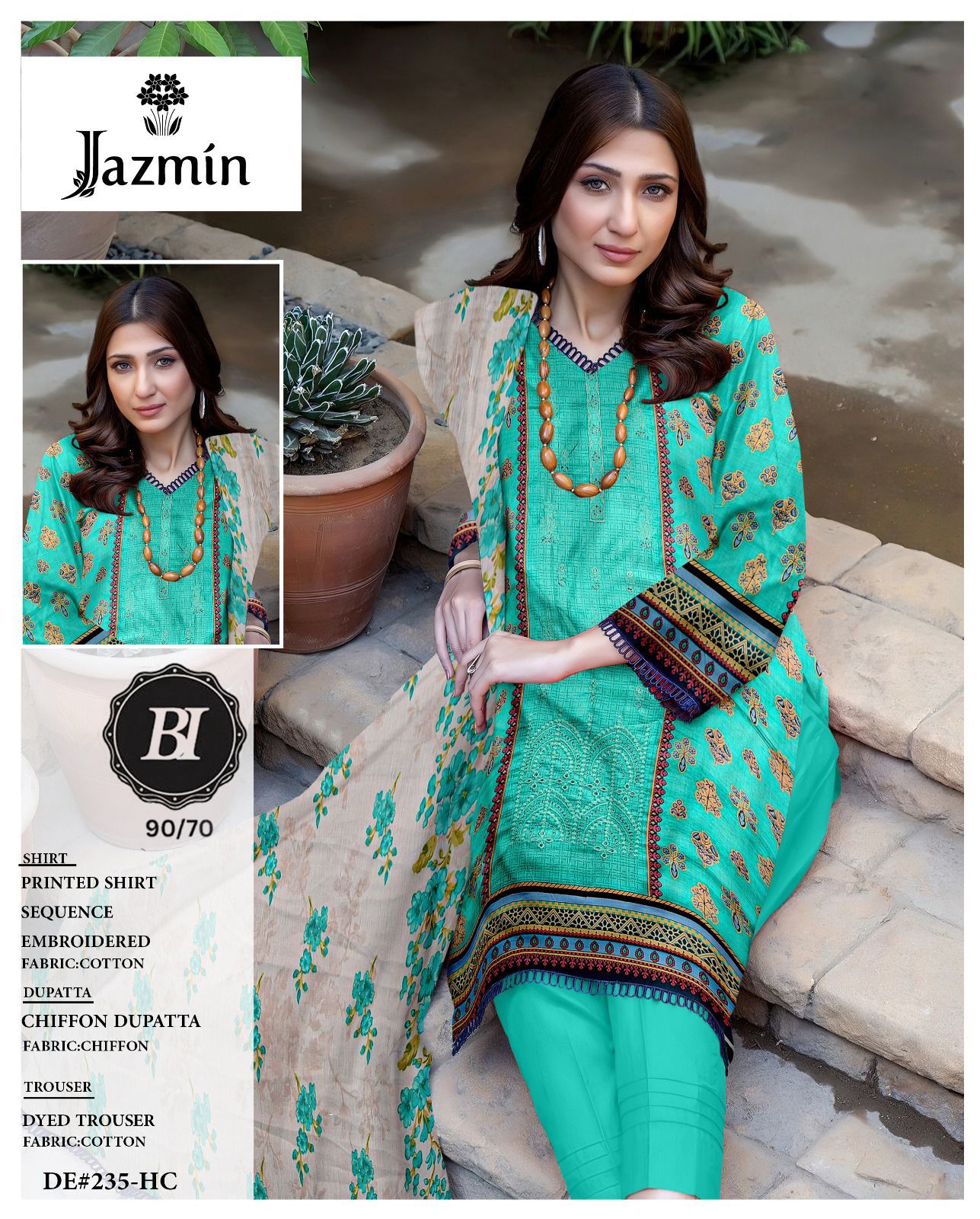 Lawn Panel Embroidery