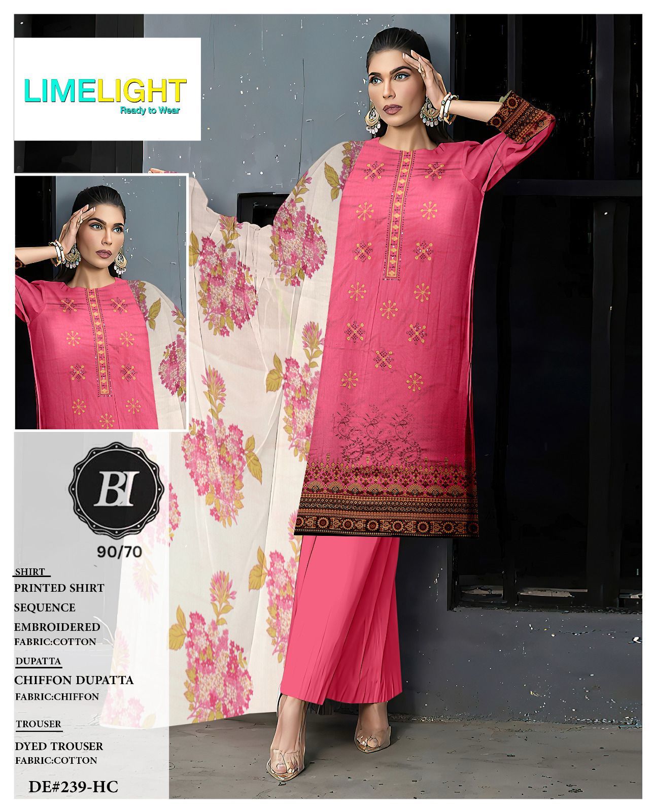 Lawn Panel Embroidery