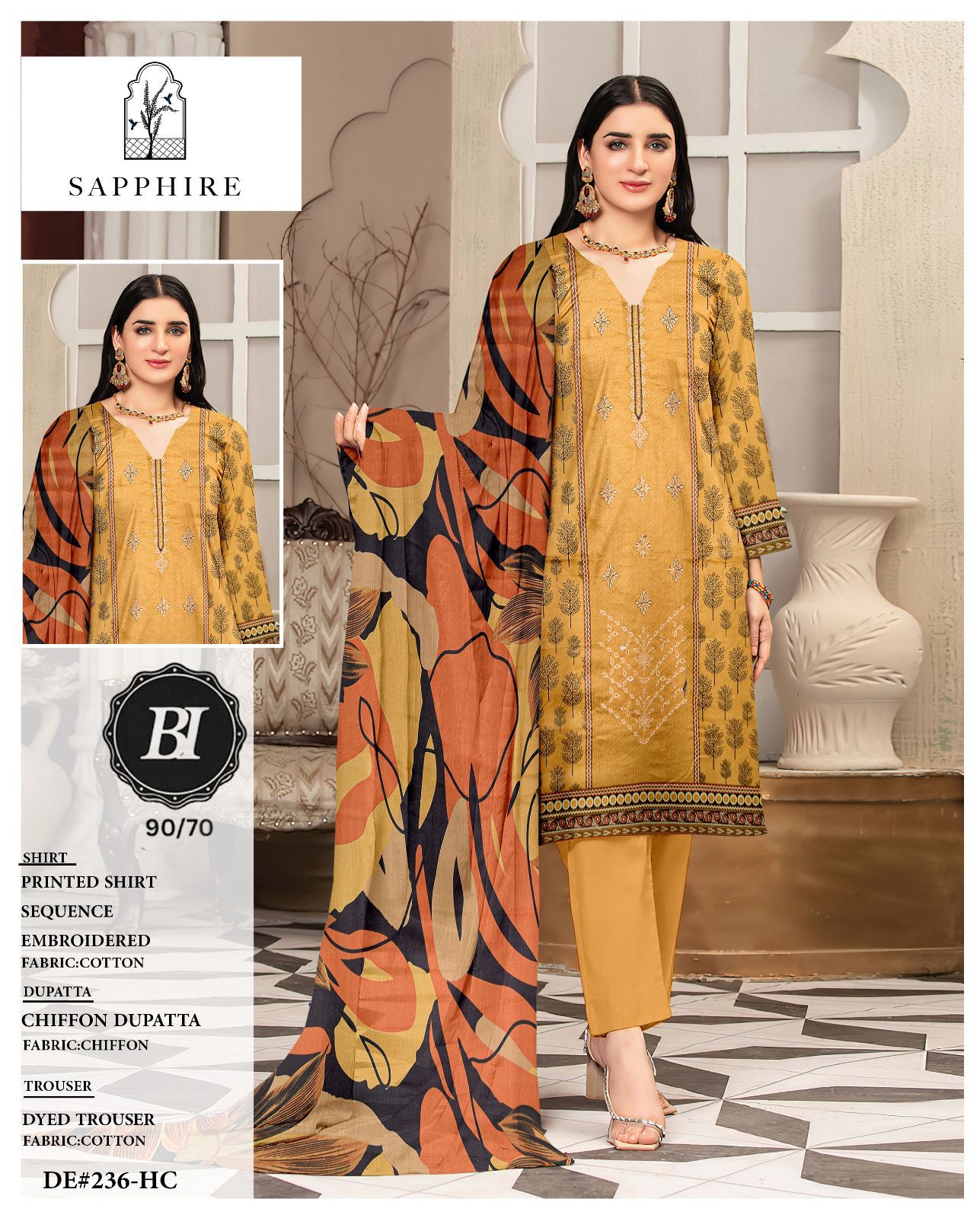 Lawn Panel Embroidery