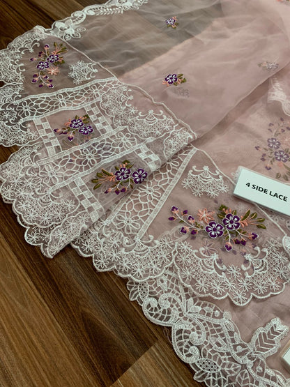 ELAF ROYAL MAUVE CHICKEN KARI FESTIVE COLLECTION