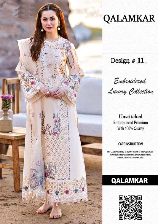 Chikenkari Qalamkar Embroidered