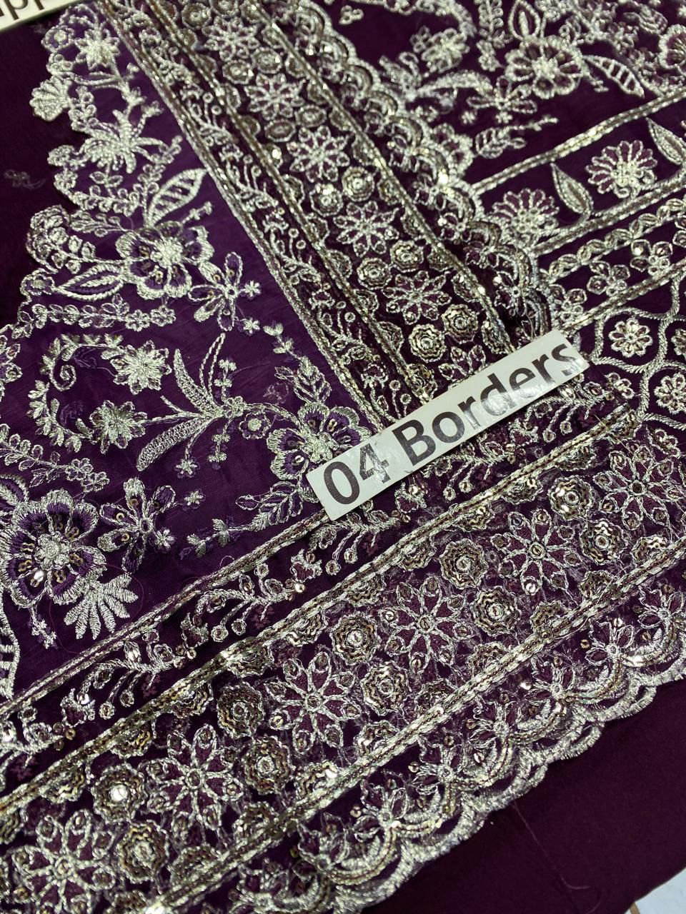 Gulal Chiffon Embroidered