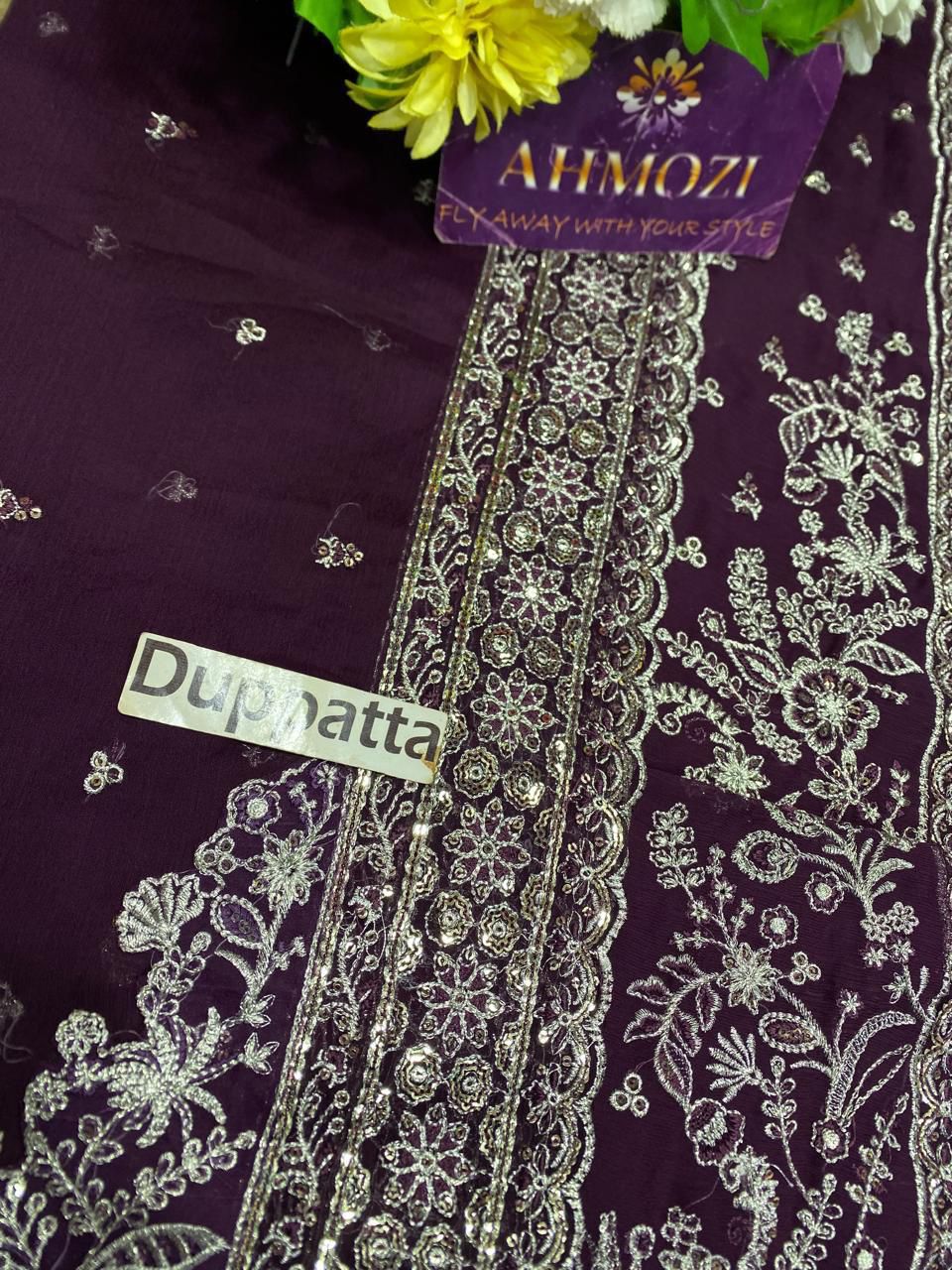 Gulal Chiffon Embroidered
