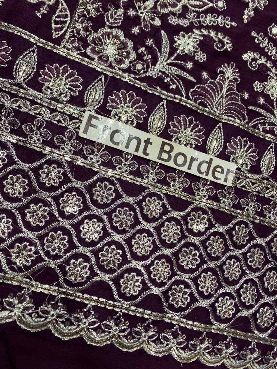 Gulal Chiffon Embroidered
