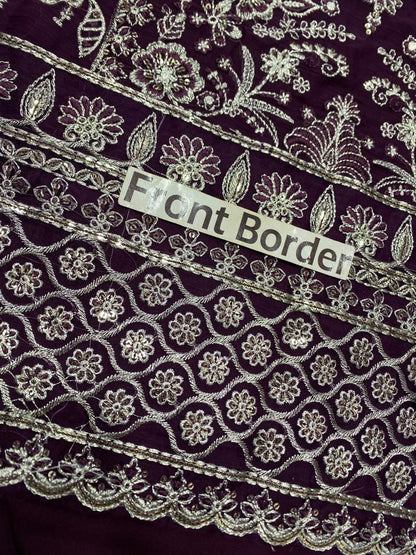 Gulal Chiffon Embroidered