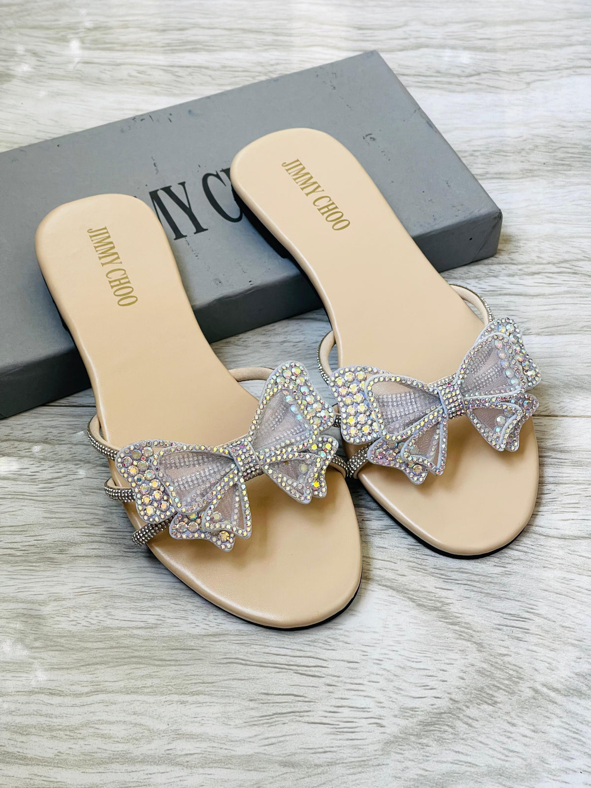JIMMY CHOO BUTTERFLY FLATS