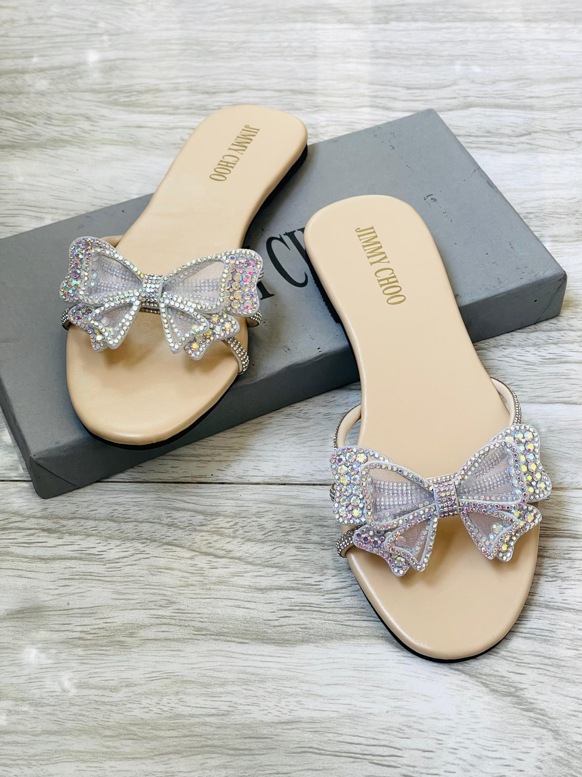 JIMMY CHOO BUTTERFLY FLATS