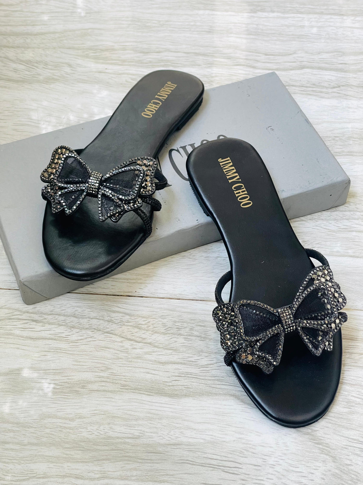 JIMMY CHOO BUTTERFLY FLATS