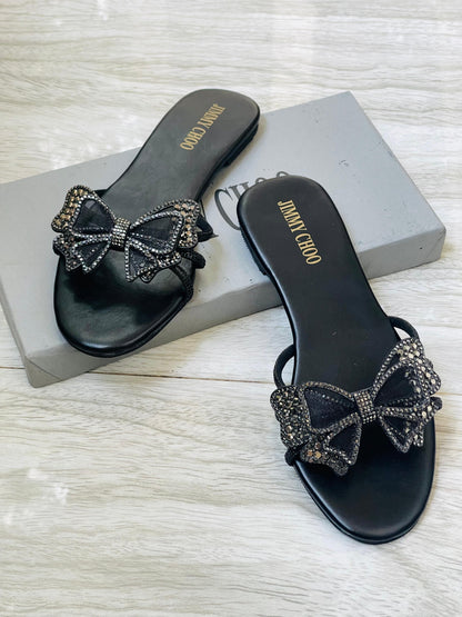 JIMMY CHOO BUTTERFLY FLATS