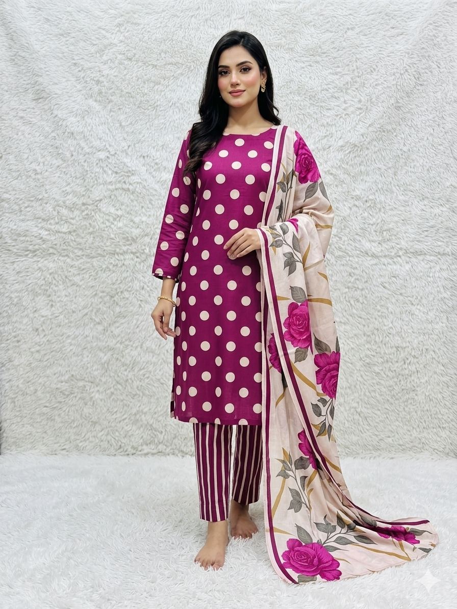 Polka Dots Printed