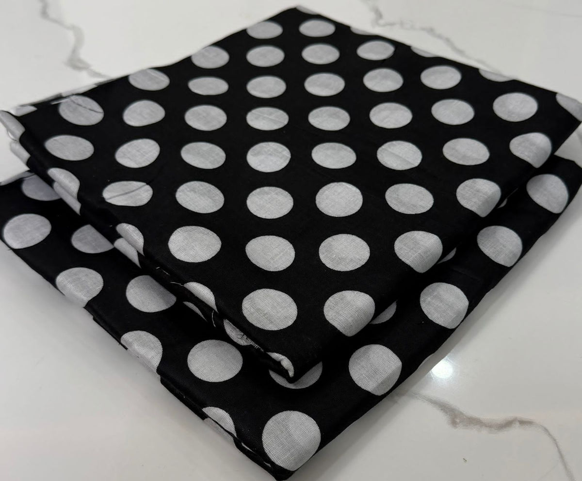 BLACK & WHITE ALL OVER 2 PIECE