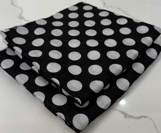 BLACK & WHITE ALL OVER 2 PIECE