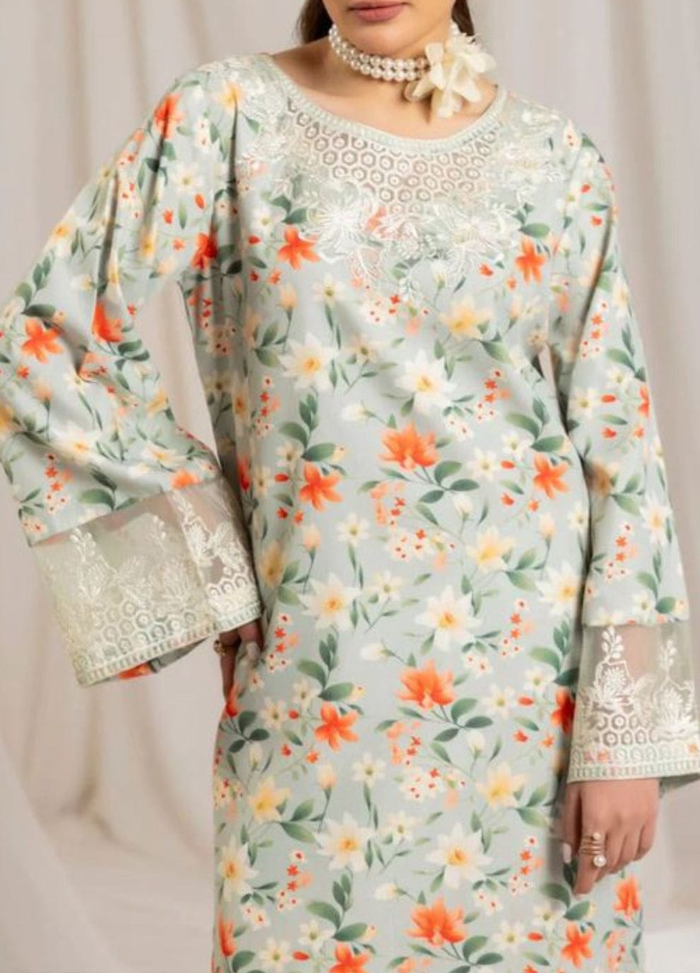 Maria-B LAWN SILK