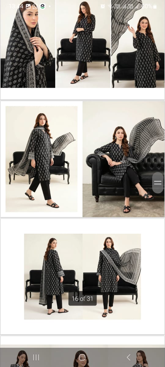 BLACK N WHITE LAWN