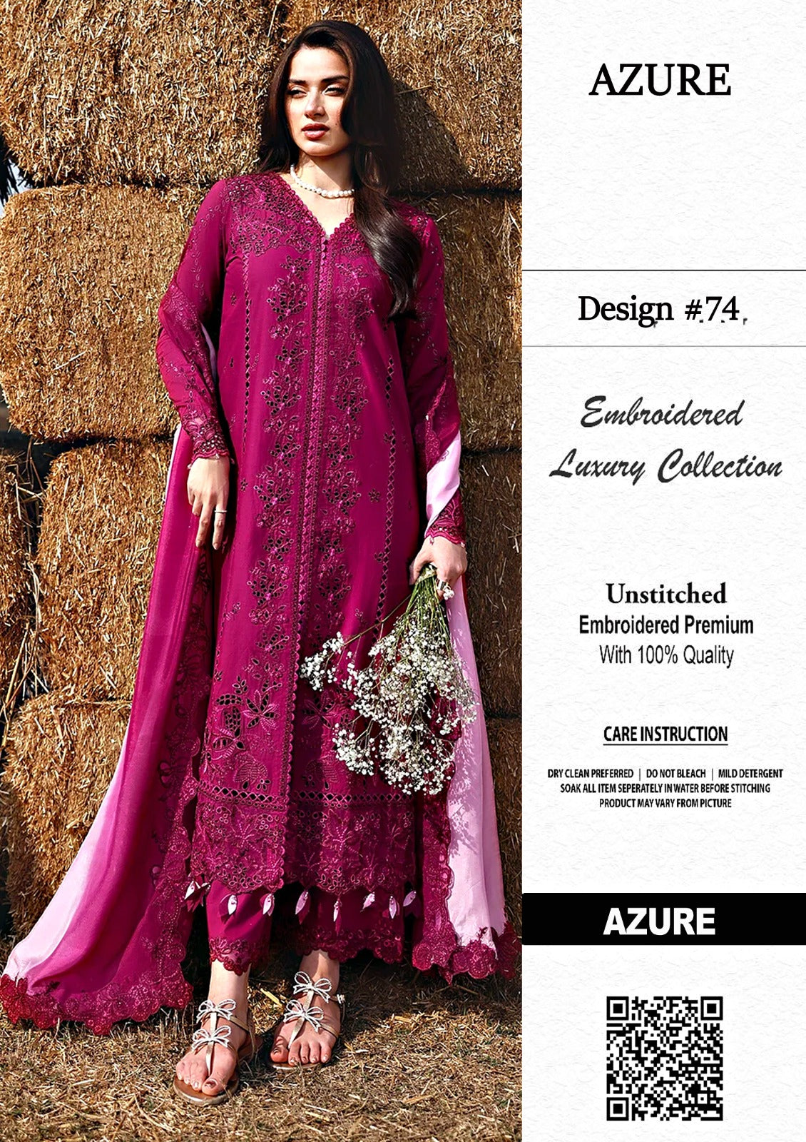 AZURE Cotton Lawn