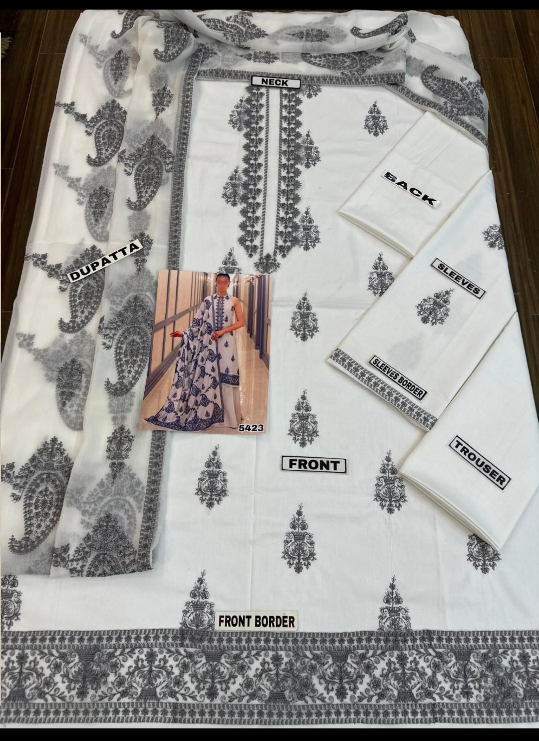 BAREEZE LAWN DIGITAL PRINT CHIFFON