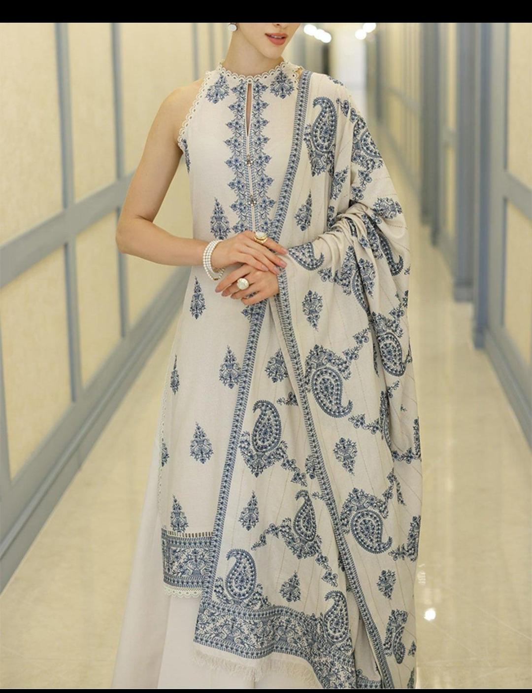 BAREEZE LAWN DIGITAL PRINT CHIFFON