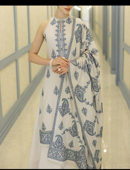 BAREEZE LAWN DIGITAL PRINT CHIFFON