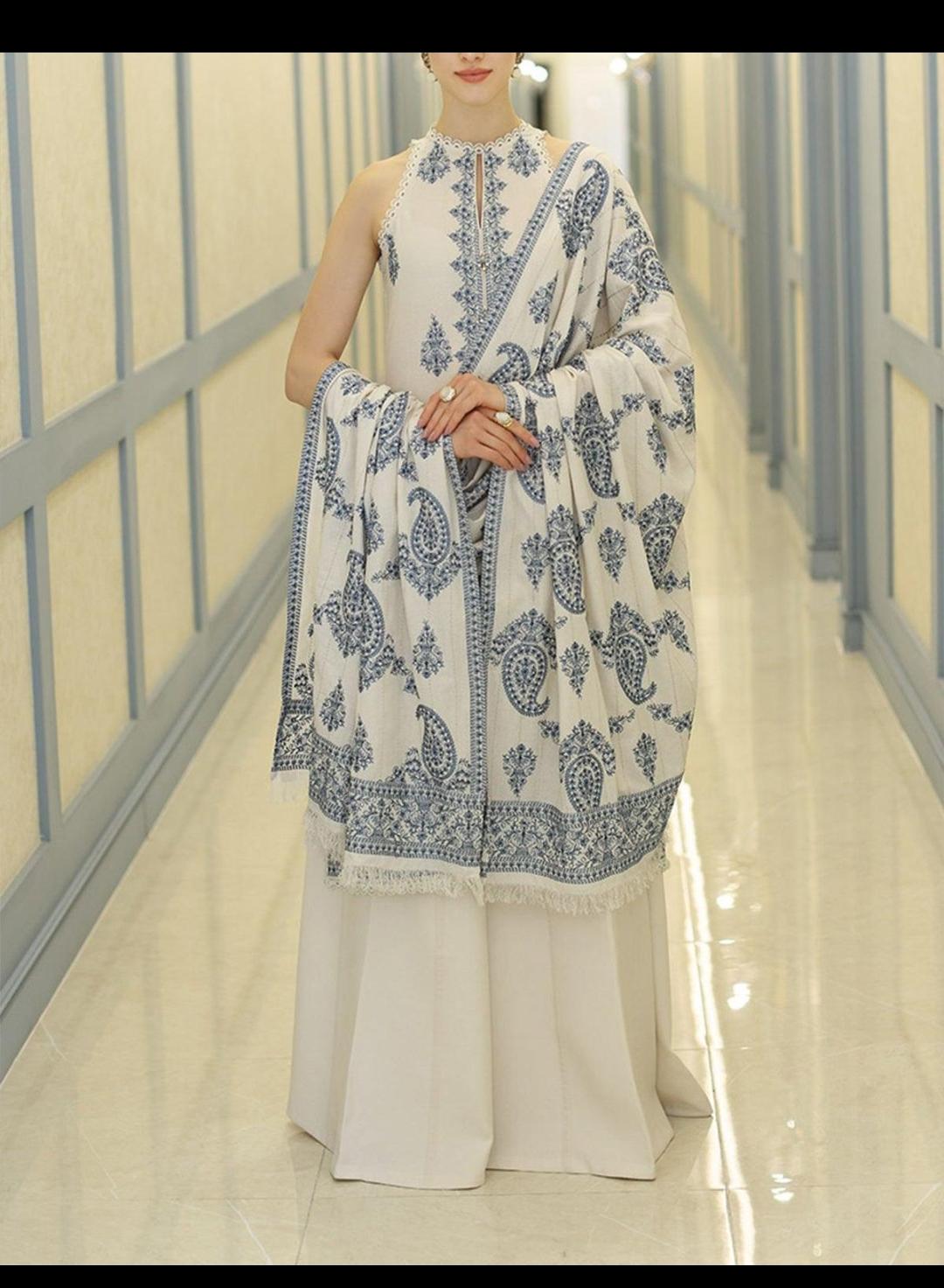 BAREEZE LAWN DIGITAL PRINT CHIFFON