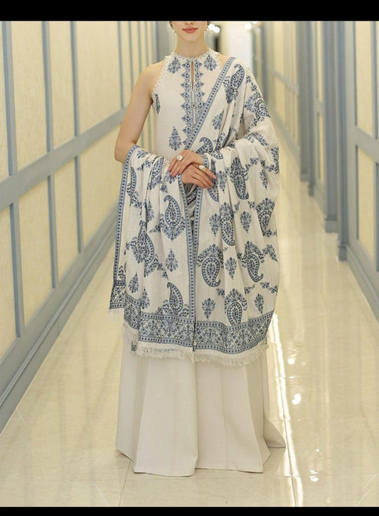BAREEZE LAWN DIGITAL PRINT CHIFFON