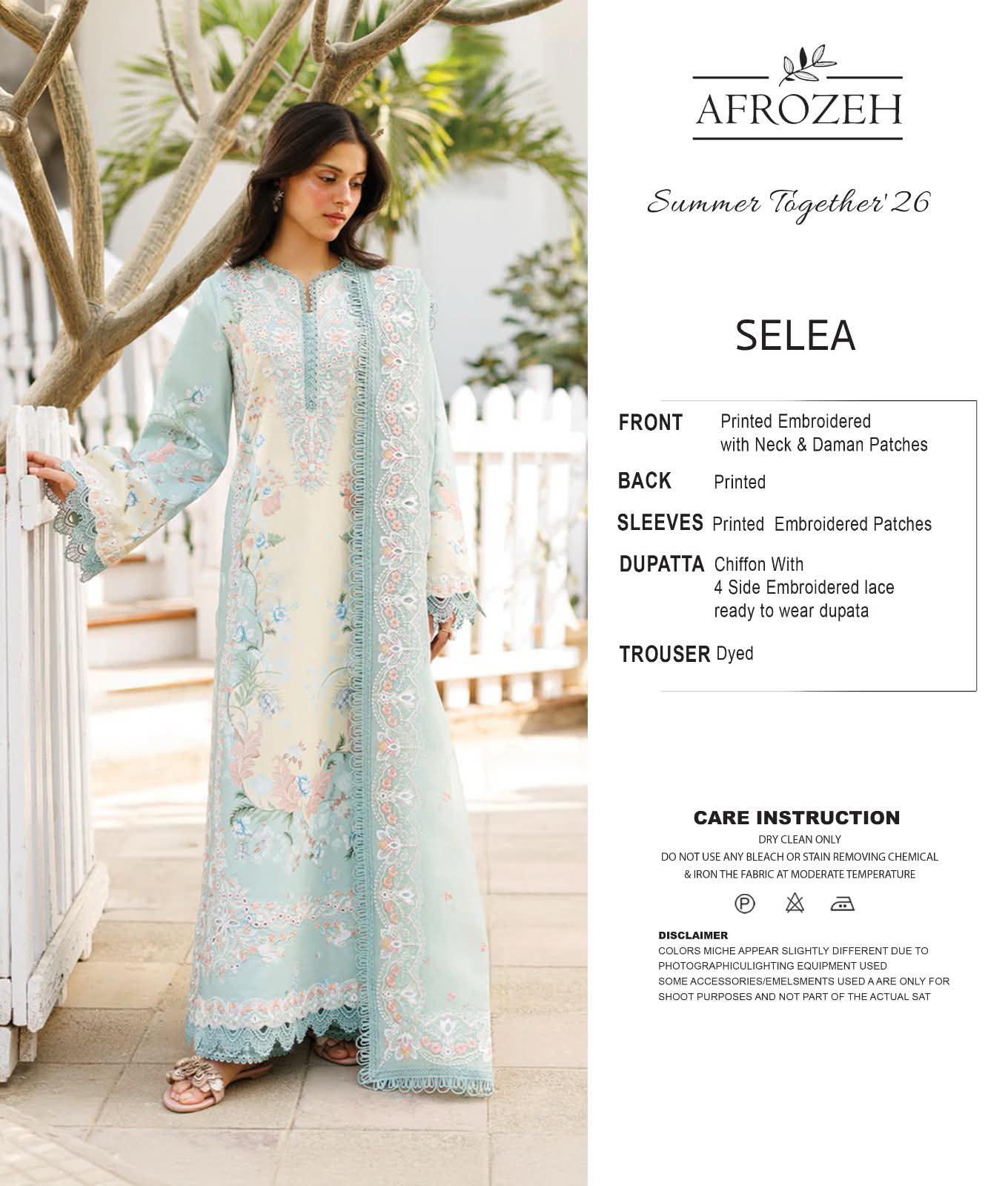 Afrozeh Lawn Collection 2026