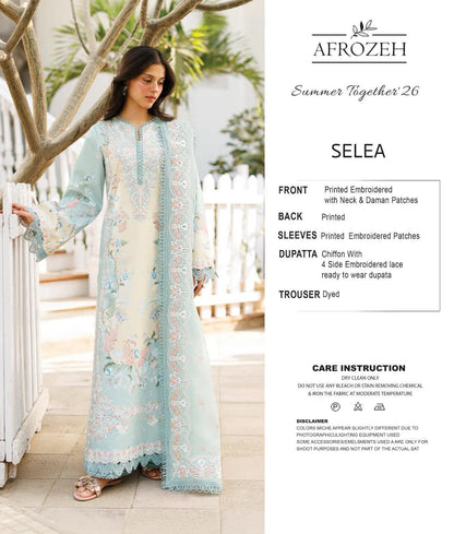 Afrozeh Lawn Collection 2026