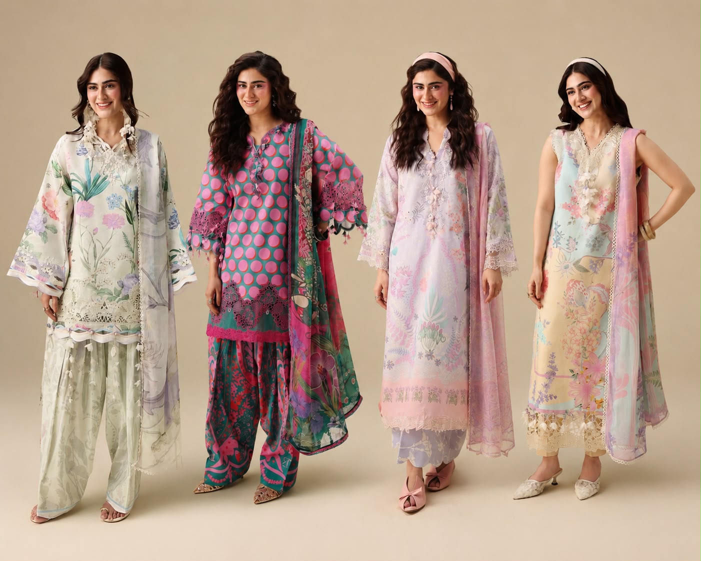 Mushq Soleil Hemline Prints