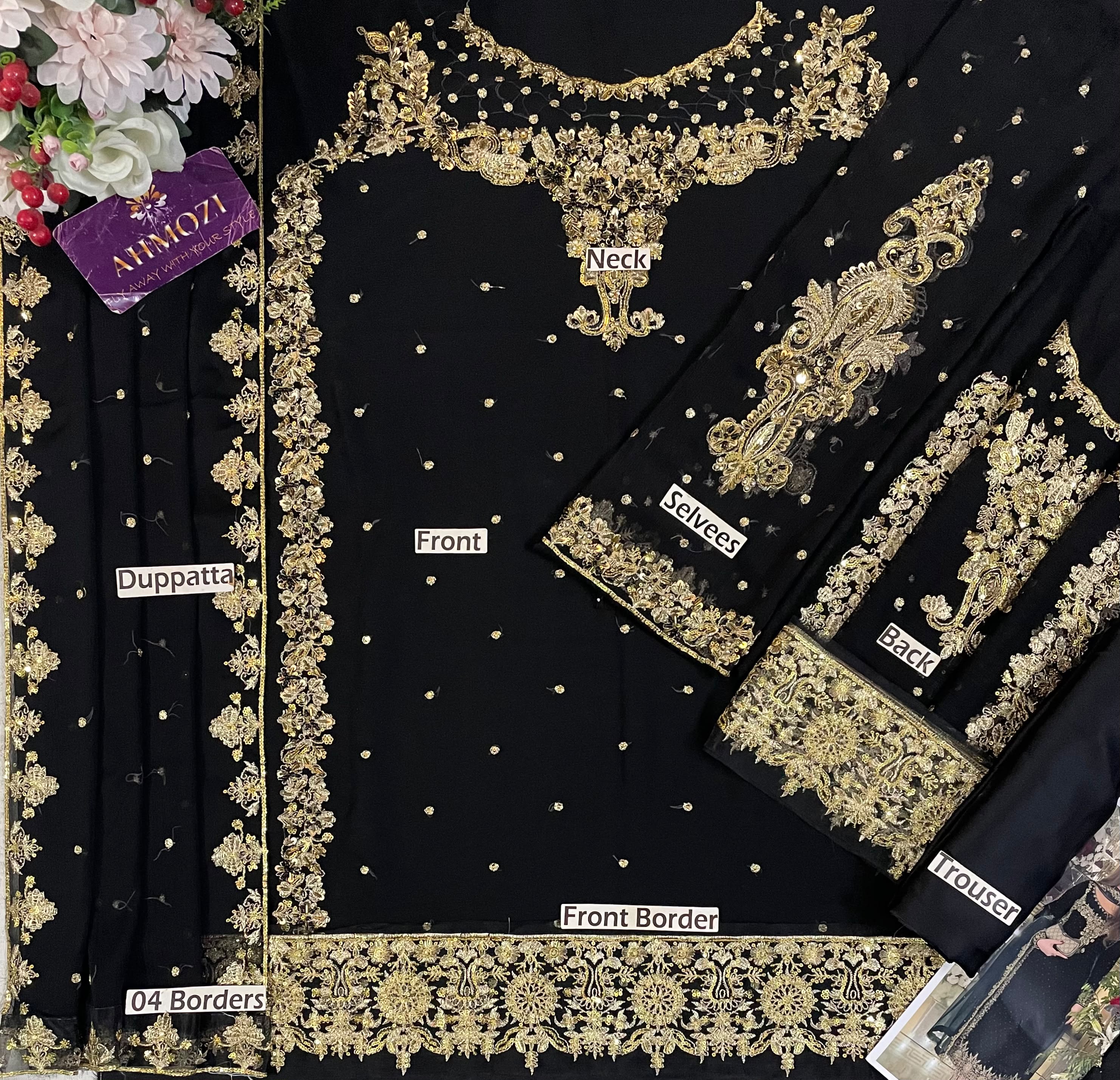 Aneela's Chiffon Embroidered Collection