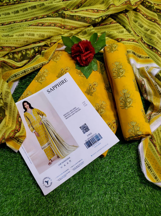 Mix Brand 3 Pcs Lawn
