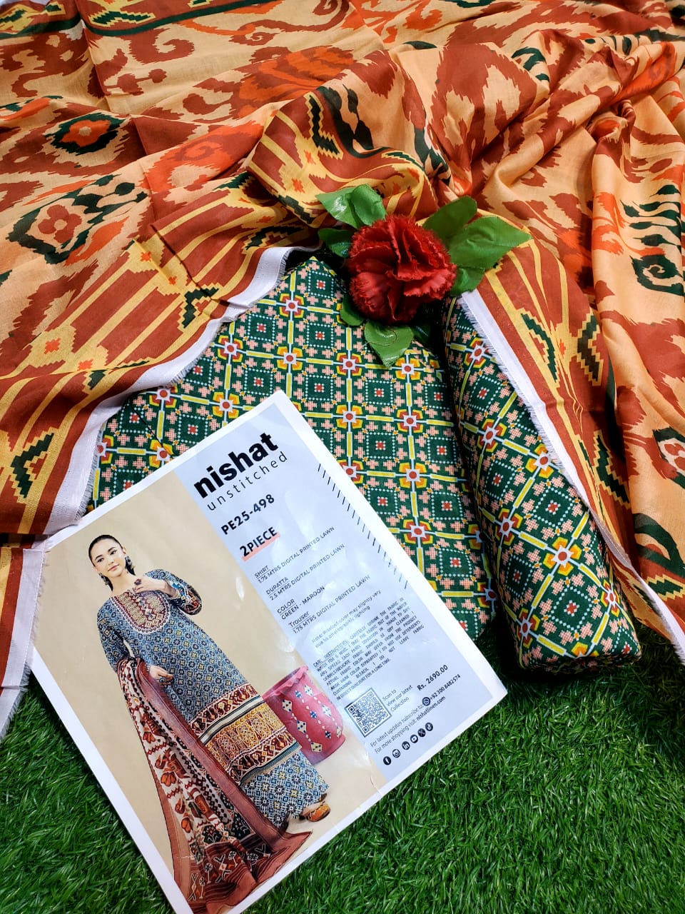 Mix Brand 3 Pcs Lawn