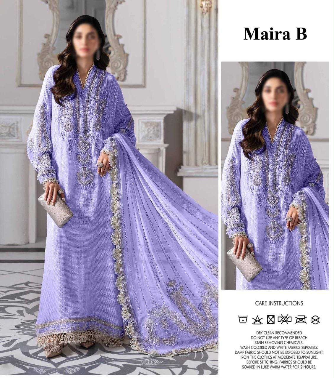 Maria-B Chiffon Embroidered Collection