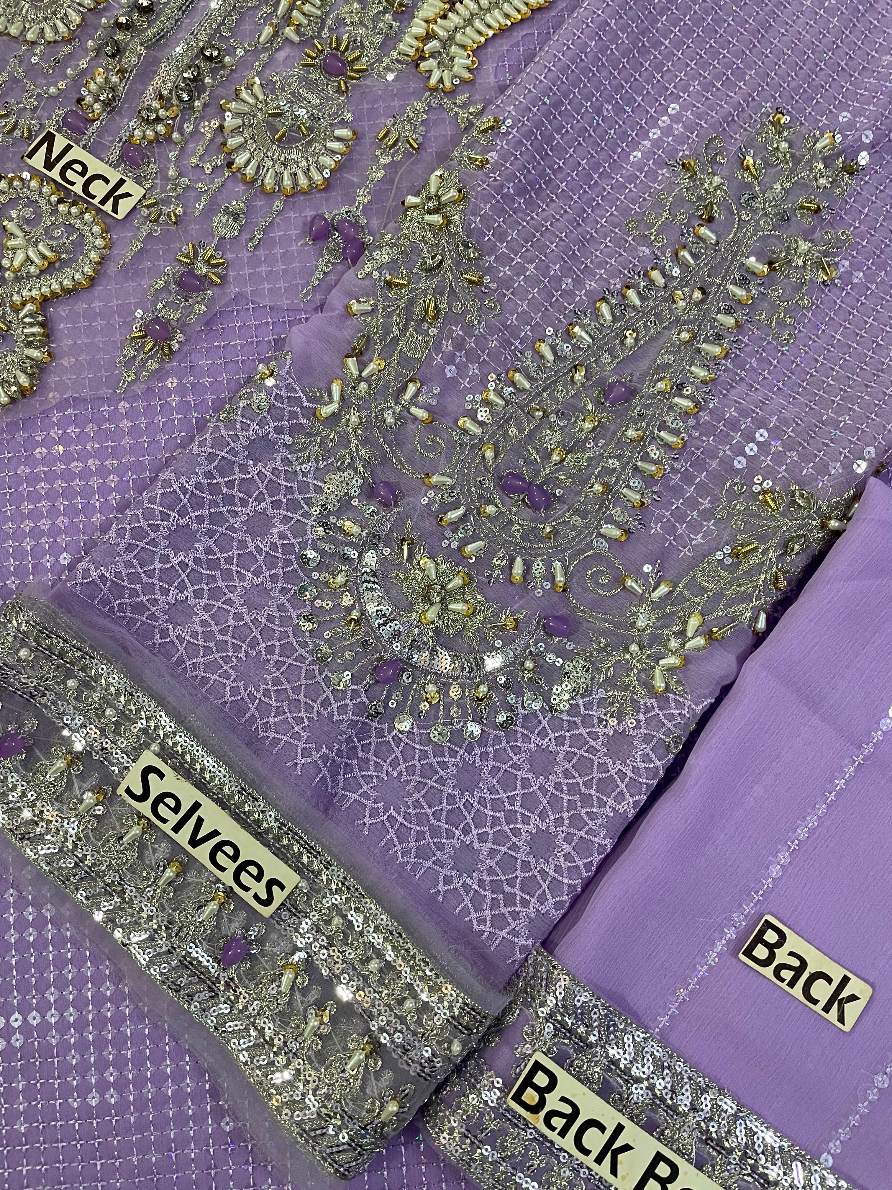Maria-B Chiffon Embroidered Collection