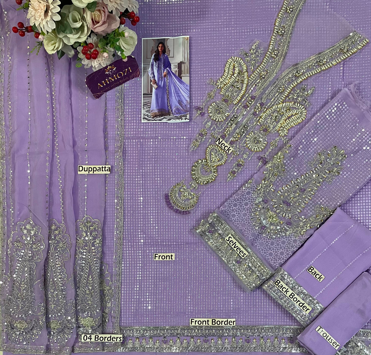 Maria-B Chiffon Embroidered Collection