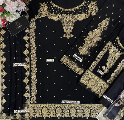 Aneela's Chiffon Embroidered Collection