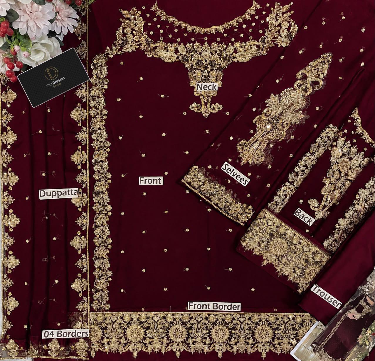 Aneela's Chiffon Embroidered Collection