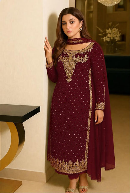 Aneela's Chiffon Embroidered Collection