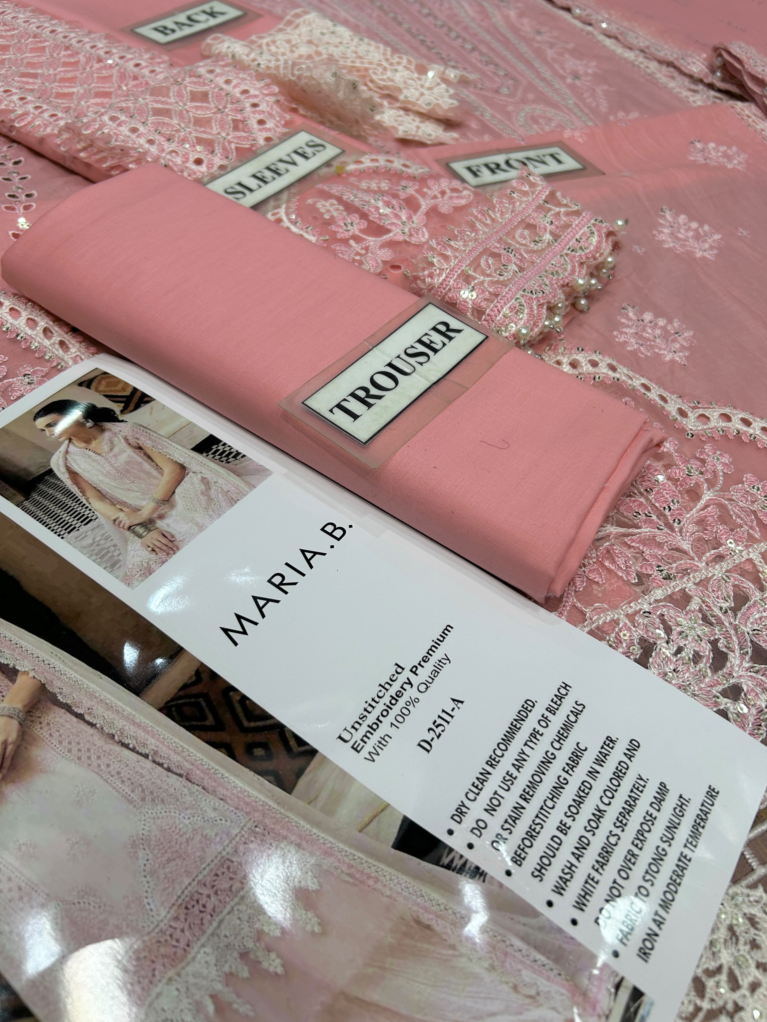 Maria-B Pink Lawn Collection